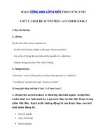 Tải Tiếng Anh lớp 8 Unit 1 A Closer Look 2 - Soạn A Closer Look 2 Unit 1 lớp 8 đầy đủ nhất