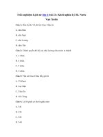 Tải Trắc nghiệm Khởi nghĩa Lý Bí. Nước Vạn Xuân - Trắc nghiệm Lịch sử 6 bài 21