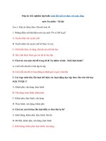 Tải Đáp án trắc nghiệm tập huấn môn Tự nhiên và xã hội sách Kết nối tri thức với cuộc sống - Đáp án bài tập trắc nghiệm tập huấn SGK mới