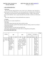 Tải Đề thi học kì 1 lớp 9 môn Lịch sử trường THCS Thanh Am, Long Biên năm 2018 - 2019 (mã đề 904) - Đề thi HK 1 môn Sử lớp 9 có đáp án