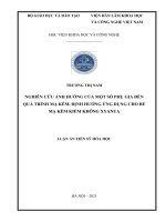 Thông tin tóm tắt về những đóng góp mới của luận án tiến sĩ: Nghiên cứu ảnh hưởng của một số phụ gia đến quá trình mạ kẽm, định hướng ứng dụng cho bể mạ kẽm kiềm không xyanua
