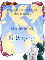 Tiếng Việt 1 - Tuần 6 - Học vần - ng ngh