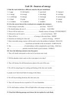 Tải Bài tập tiếng Anh lớp 7 Thí điểm Unit 10: Sources of energy - Bài tập Tiếng Anh lớp 7