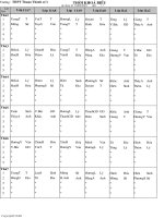 Lịch công tác tuần 03 - HK 2, kế hoạch dạy học trực tuyến cùng TKB của học sinh, GV
