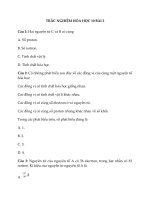 Tải Trắc nghiệm Hóa học 10 bài 2: Hạt nhân nguyên tử. Nguyên tố hóa học. Đồng vị - Trắc nghiệm Hóa 10 Bài 2 có đáp án