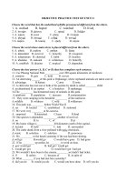 Tải Bài tập trắc nghiệm môn tiếng Anh lớp 10 Unit 11: National Parks có đáp án - Bài tập ôn tập tiếng Anh lớp 10 Unit 11