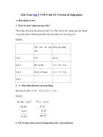 Tải Giải Toán lớp 5 VNEN bài 32: Trừ hai số thập phân - Giải bài tập Toán lớp 5