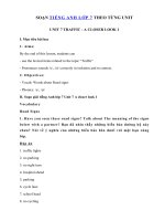 Tải Unit 7 lớp 7 A closer look 1 - Tiếng Anh 7 Unit 7 Traffic| Giải bài tập SGK tiếng Anh lớp 7 Unit 7 A closer look 1