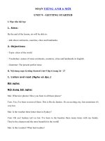 Tải Tiếng Anh 6 Unit 9: Getting started - Soạn Tiếng Anh lớp 6 Unit 9 Cities Of The World trang 26 - 27