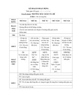 giáo án mầm non chủ đề trường mầm non lớp chồi mới nhất 2020  kênh tài liệu việc làm giáo viên mầm non