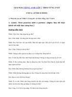 Tải Giải Unit 6 lớp 7 After School - Tiếng Anh 7 Unit 6 After school | Giải bài tập Unit 6 SGK tiếng Anh lớp 7 chi tiết nhất