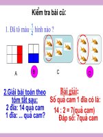 Toán 2- Tuẩn 23 - Một phần ba