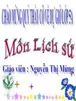 Lịch sử: Vượt qua tình thế hiểm nghèo.