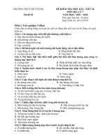 Đề cương và đề kiểm tra học kì I môn Địa lí 7 năm học 2019 - 2020