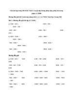 Luyện tập chung phép cộng, phép trừ trong phạm vi 10000