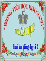 Tuần 4. Toán -  Tiết 16 -Ôn tập và bổ sung về giải toán