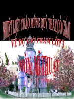 Mĩ thuật lớp 3- chủ đề 12