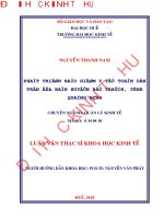 Phát triển bảo hiểm y tế toàn dân trên địa bàn huyện bố trạch, tỉnh quảng bình 