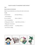 Luyện từ và câu lớp 2: Từ chỉ đặc điểm. Câu kiểu Ai thế nào?