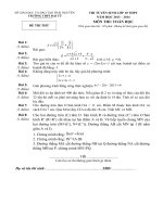 Đề thi thử tuyển sinh lớp 10 THPT  môn toán,  năm học 2013 – 2014