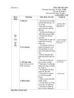 GIÁO ÁN CHỦ NHIỆM TUẦN 1: TẾT TRUNG THU