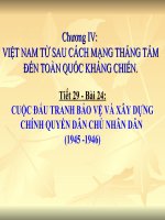 Bai 24 Cuoc dau tranh bao ve va xay dung chinh quyen dan chu nhan dan 1945  1946 - Phạm Kiều Trang