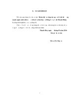 Tôi xin cam đoan bản luận văn “hoàn thiện công tác quản lý chi thường xuyên ngân sách nhà nước trên địa bàn huyện đông sơn, tỉnh thanh hóa 