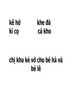 Học vần 1: Bài 21: Ôn tập