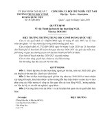 KH NGLL và Quyết định thành lập ban chỉ đạo NGLL