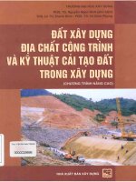 Đất xây dựng   địa chất công trình và kỹ thuật cải tạo đất trong xây dựng  chương trình nâng cao  nguyễn ngọc bích chủ biên, lê thị thanh bình, vũ đình phụng 