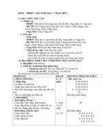 Tiết 8: ĐHĐN - BÀI THỂ DỤC - CHẠY BỀN