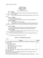 Download Đề kiểm tra HKII sinh học 9 tiết 18