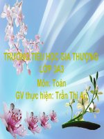 Lớp 3 - Toán - Tuần 4 - Bài: Bảng nhân 6