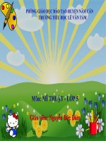 Bài 7. Đề tài An toàn giao thông