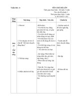 giáo án tuần 6: Đồ chơi chuyển động được