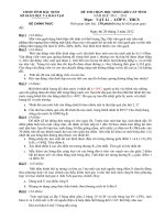 Download Đề thi chọn HSG tỉnh Bắc Ninh môn vật lý khối 9