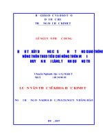 ĐẦU tư xây DỰNG cơ sở hạ TẦNG GIAO THÔNG NÔNG THÔN THEO TIÊU CHÍ NÔNG THÔN mới ở HUYỆN hải LĂNG, TỈNH QUẢNG TRỊ 
