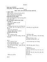 GIAO AN TOAN LOP 3 TUAN 1