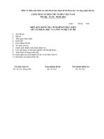 Biên bản kiểm tra tình hình thực hiện đề tài khoa học và công nghệ cấp bộ