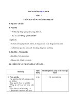 Tải Giáo án Thể dục lớp 3: Bài 14 - Trò chơi Đứng ngồi theo lệnh