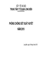 Truyền thông phòng chống sốt xuất huyết.