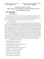 Đề cương ôn tập cho học sinh khối lớp 1 trong thời gian nghỉ phòng chống dịch Covid-19