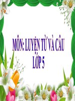 LTVC: Luyện tập về từ trái nghĩa