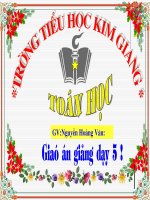 Tuần 8. Toán -  Tiết 38