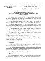 KẾ HOẠCH DẠY HỌC TRỰC TUYẾN TUẦN 21 ĐẾN 23 KHỐI 5