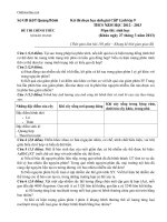 Download Đề thi HSg tỉnh Quảng Bình môn sinh học 9