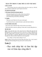 GIÁO DỤC CÔNG DÂN 8 - BÀI 8: TÔN TRỌNG VÀ HỌC HỎI CÁC DÂN TỘC KHÁC