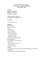 BÀI TẬP ÔN LUYỆN TẠI NHÀ TUẨN 21 NĂM HỌC 2020 - 2021