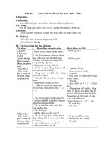 Tải Giáo án Toán lớp 3 bài 50: Giải bài toán bằng hai phép tính - Giáo án điện tử môn Toán lớp 3