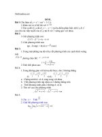 Download Đề ôn thi đại học năm 2012